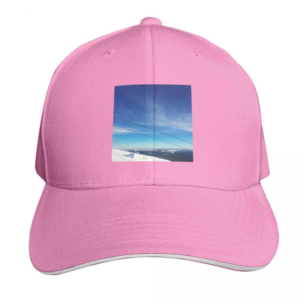 Snowy Sky Scene Baseball Cap Luxury Brand Cute Tactical Cap Hip Hop For Women Unisexs