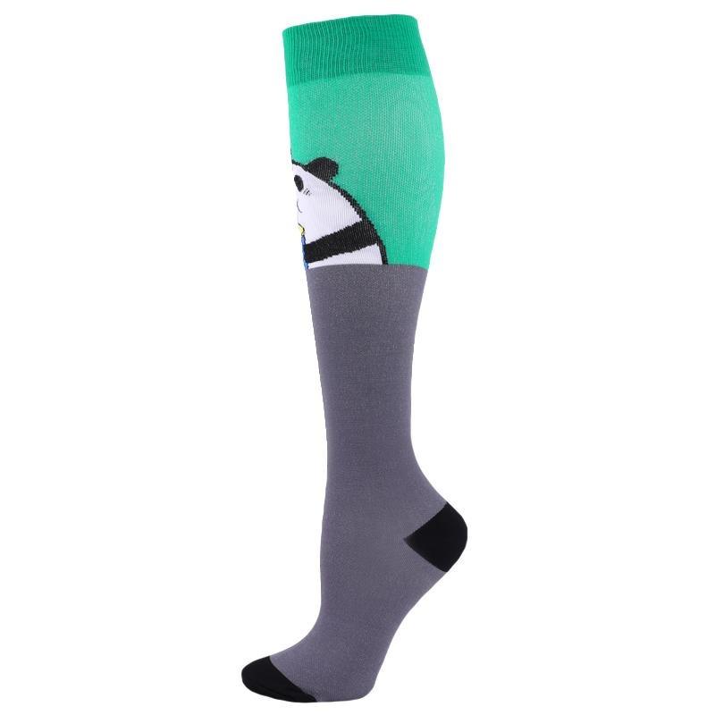 New Compression Socks Sports High Running Marathon Recovery Outdoor Cycling Hiking Riding Non-slip Stockings High For Men &Women