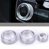 3pcs Car Air Conditioning Audio Volume Knob Ring Button Switch Trim Cover For BMW 1 2 3 Series X1 X2 F20 F21 F46 F30 F35 F47 F48 F39