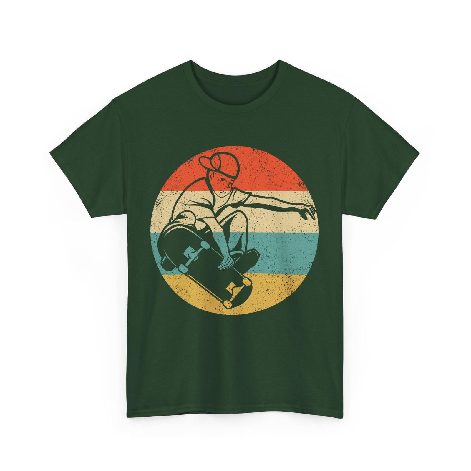 Skateboarder T-Shirt, Skateboarding Skating Lovers Men Vintage Shirt XL