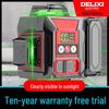 DELIXI Outdoor High-Precision Infrared 12-Line Laser Level Tool