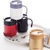 Solid-color Insulated Cup Wide-mouthed Water Bottle Tumbler Thermos Cup  Hot Cold Drinks