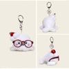 Simulation Little Seal Doll Fun Decorations Plush Pendant Glasses Seal Keychain  Kids Toy