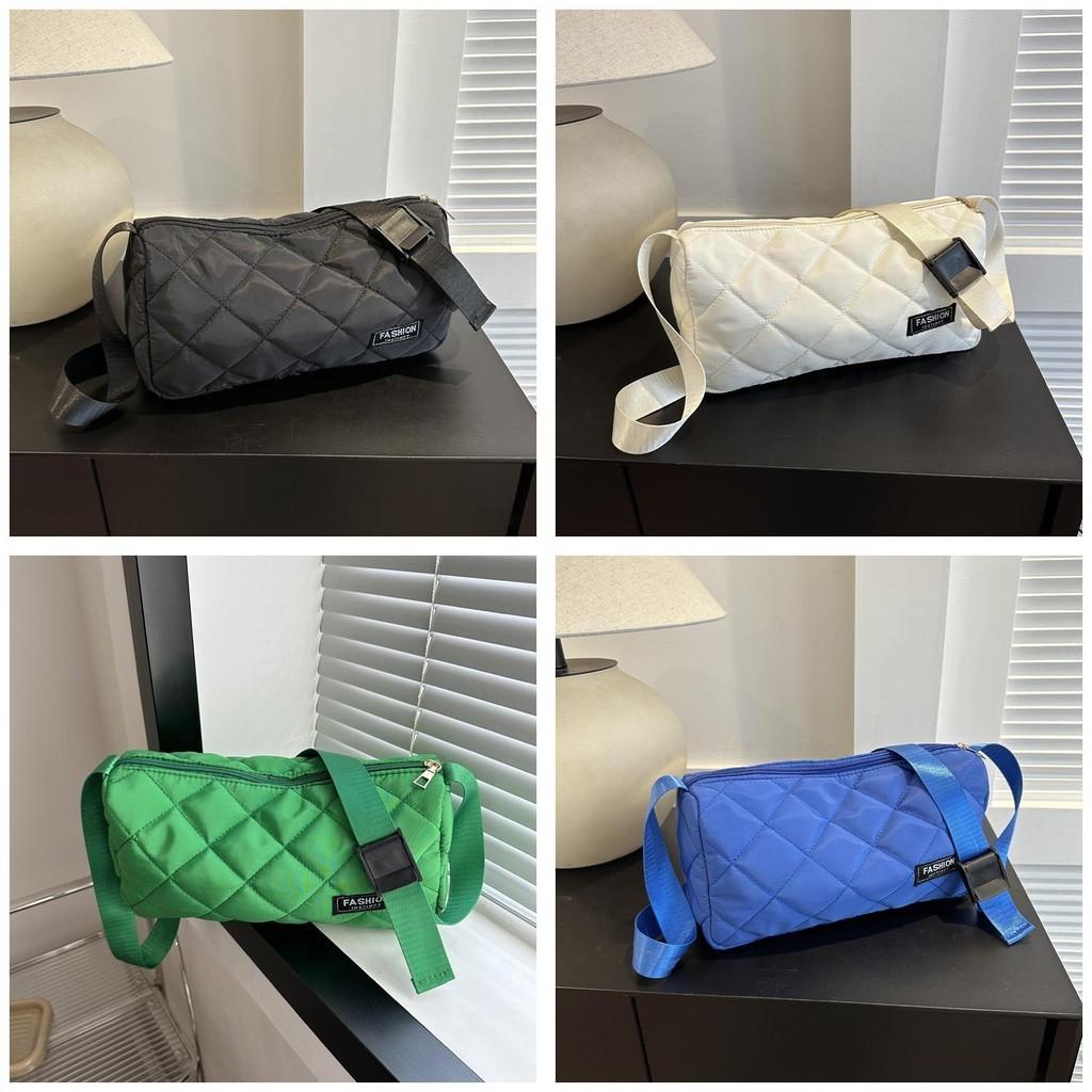 Stylish Oxford Cloth Tote Bag For Women With Quilted Design And Zipper Closure