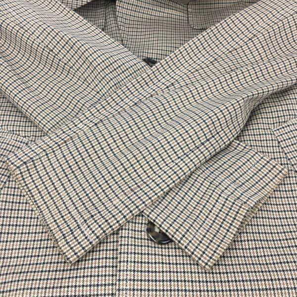 Rep Picknick Kort Jacka Brun Rutig M 38(BEGAGNAD)