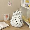 Schoolbag Polka Dot Cute Backpack Outdoor Ultra Light School Bag Travel Backpack Korean Sweet Backpack Student School Bag