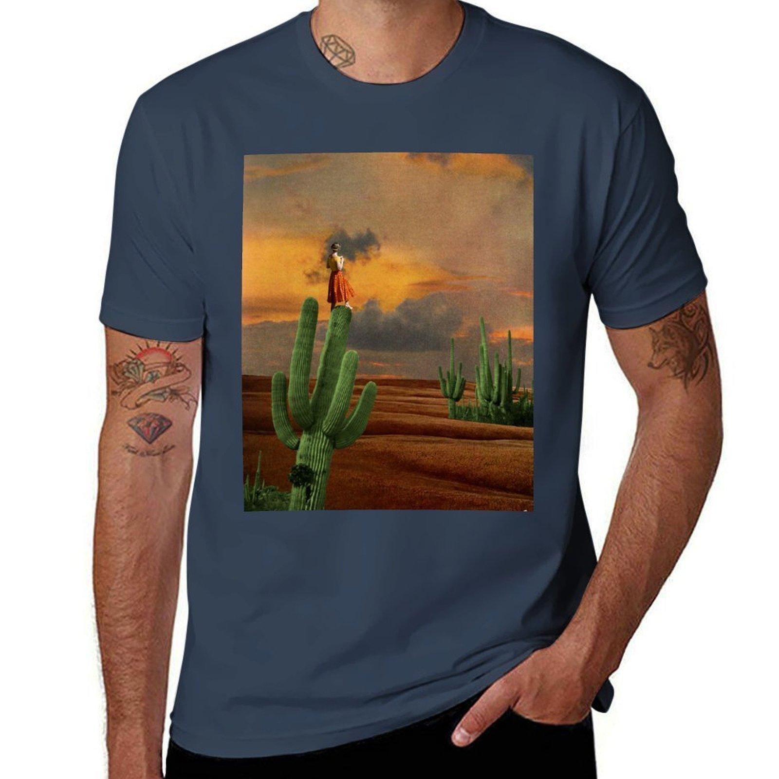 Horizon and cactus TShirt Halloween Theme TShirt S