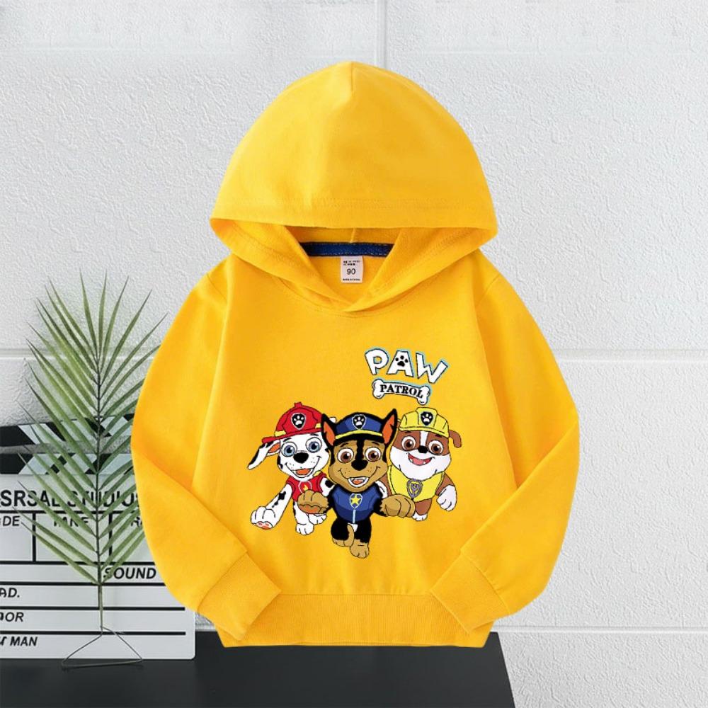 2026 PAW Patrol On Patrol Casual Print Hoodie for Kids Toddler Boys Girls Casual Pullover Sweatshirt Soft Cozy Top