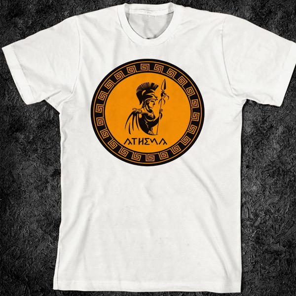 Греческий Греко-Римский Гладиатор Спартак 300 Конан Война Афина Спартанский новый Унисекс Футболка XXL