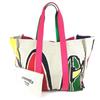 Tote Bag with Pouch Sebas De Plage Logo Shoulder Bag Multicolore