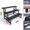 Waterproof Multi-Layer Ladder Shelf Stainless Steel Metal Flower Step Display Stands Balcony Flower Room Plant Rack
