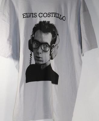 VTG Elvis Costello Tshirt White Unisex Tee All Sizes S To 5Xl X071