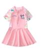 Children's swimsuit girls' sunscreen swimsuit small medium and large children's cute princess little girl one-piece cartoon swimsuit skirt