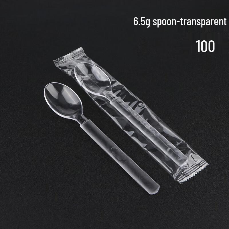 Shixun Individually Wrapped Plastic Spoons