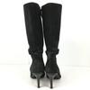 Gucci Long Boots Size 36.5C (Approx. 22.523.0cm) Black Suede(USED)
