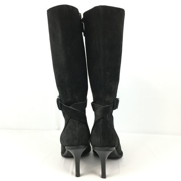 Gucci Long Boots Size 36.5C (Approx. 22.523.0cm) Black Suede(USED)