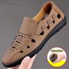 New hollow sandals summer comfortable casual shoes one pedal breathable hole shoes wading shoes men