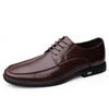 Nieuwe Casual Leren Schoenen Heren Ademend Luxe Merk Heren Kleding Schoenen Brogue Oxford Schoenen voor Heren Zacht Zakelijk Avondkleding