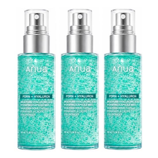 Anua PDRN Kyselina Hyaluronová Kapslový Sprej (30 ml, 100 ml)  Náplasti na krk 4 ks, Náplasti na nosoretní rýhy a tváře 4 ks (15 Možnosti)
