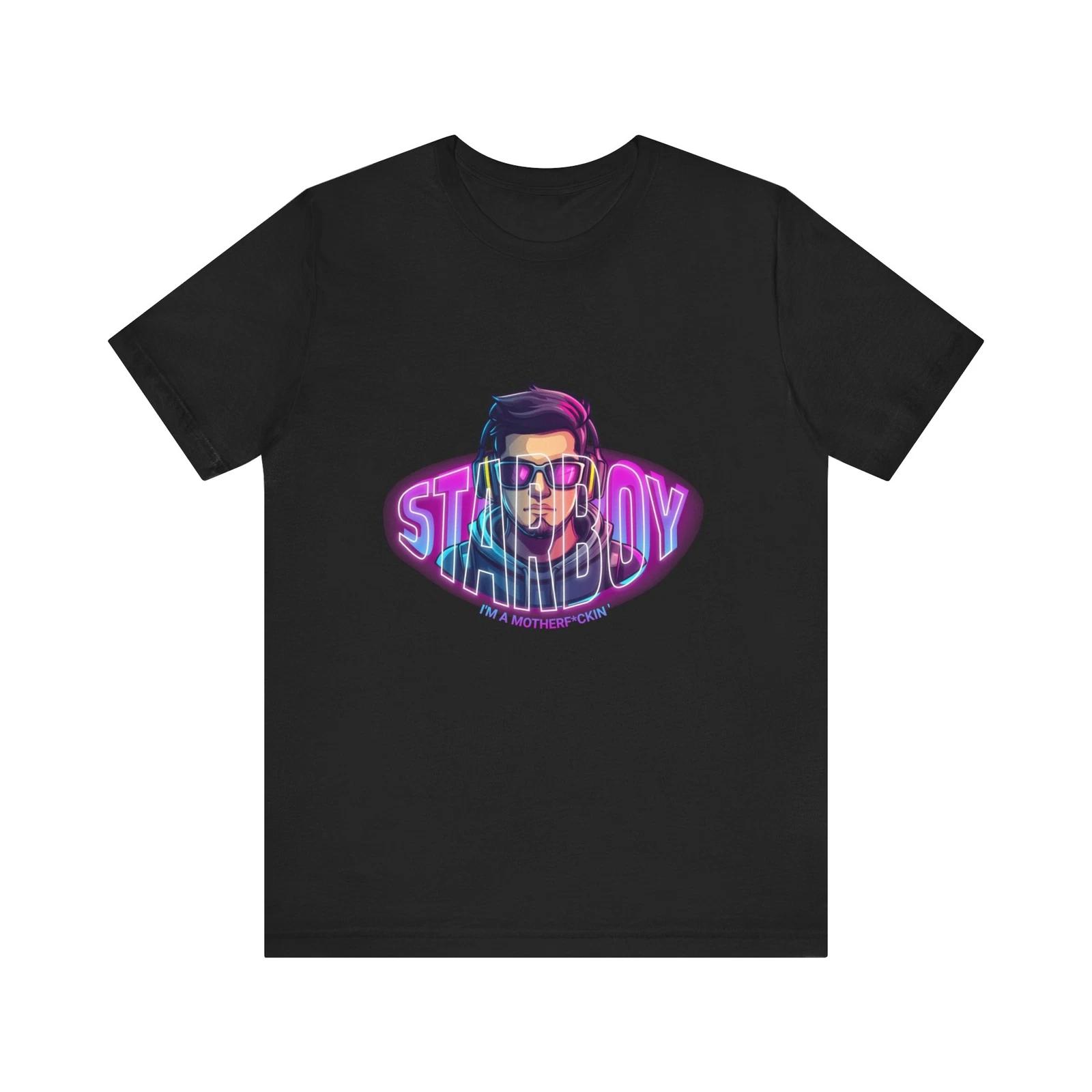 Графическая футболка Starboy, Стильная графическая футболка для лета, Подарок для любителей музыки 4XL
