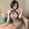 Seductive Lace Mesh Plus Size Sling Lingerie Set