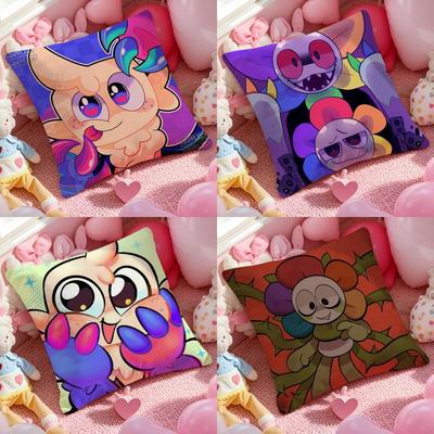 Game D-Dandys World Anime Pillow Case Soft Plush Fabric Double-Sided Printed Cushion Cover Warm Winter Sofa Pillow Case