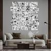 WOONKIT Anime Posters Pack - 50PCS 4X6 INCH MHA Anime Wall Collage Kit for Bedroom Wall, Dorm Decor, Teen Room Aesthetic