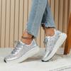 Women Plus Size 38-45 Chunky Sneakers Breathable Comfortable Elevator Designer Solid Color Trainers Walking Running Tennis Shoe
