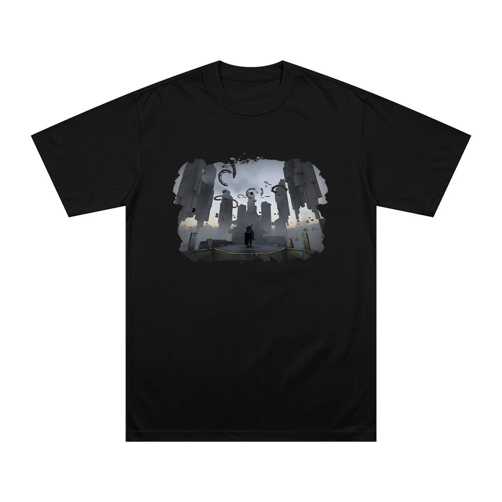 

Crimson Desert Game Short Sleeve T-shirt Men and Women Clothes Printed Harajuku Y2k Top Unisex Pure Cotton Tee XS чёрный