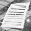 Grille d'aération - KOTARBAU - 180 x 250 mm - Plastique blanc - Résistante à l'humidité - Avec moustiquaire