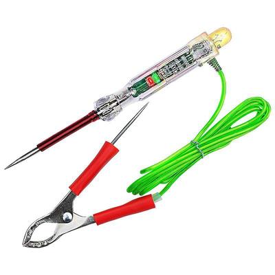6-24V  Automotive LED Circuit Tester Test Light with Dual Probes 47 Inch Antifreeze Wire Alligator Clip for Testing