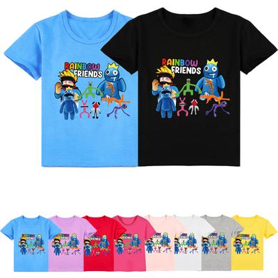 Children New Arrival Fashion 3d Printed Rainbow Friends Tee Short Sleeved T-shirt for Kids