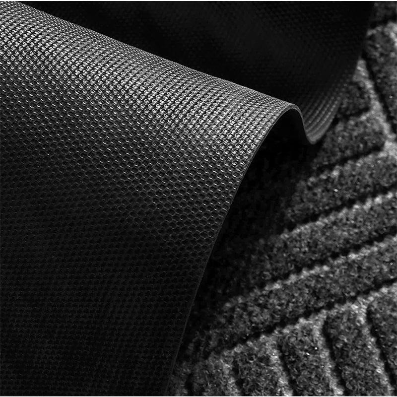 Non-slip Indoor Doormat Rubber Mat Scraper Dustproof Dirt Resistant Home Essential Durable Rubber Mat