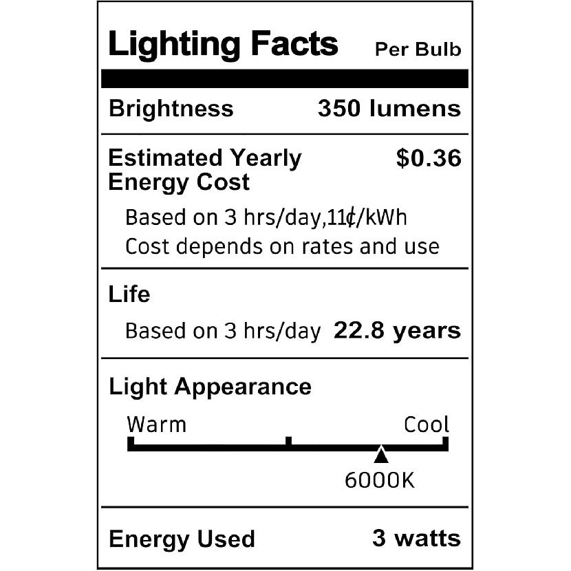 Super Bright 1157 BAY15D LED Bulbs, 3w 2357 2057 7528 LED Brake Light Bulb, 6000k Daylight White 350LM BAY15D Bulb for RV Car Camper Trailer Back Up