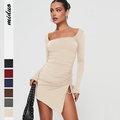 Square Collar Dress for Women