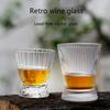 100ml 175ml Verticale Strepen Whiskey Wijn Glas Hoge Kwaliteit Rode Wijn Loodvrij Glas Drank Vodka Proefglas Speciaal Glas