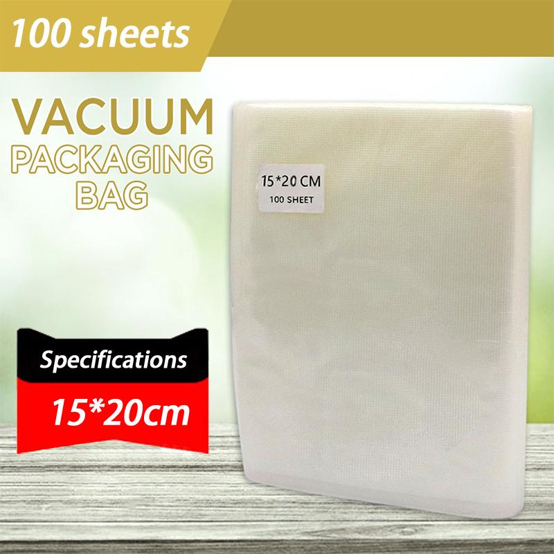 Vacuum Seal Bags Multipurpose Leakproof Food Storage Bags 100Pcs Household Fresh-Keeping Seal Bag