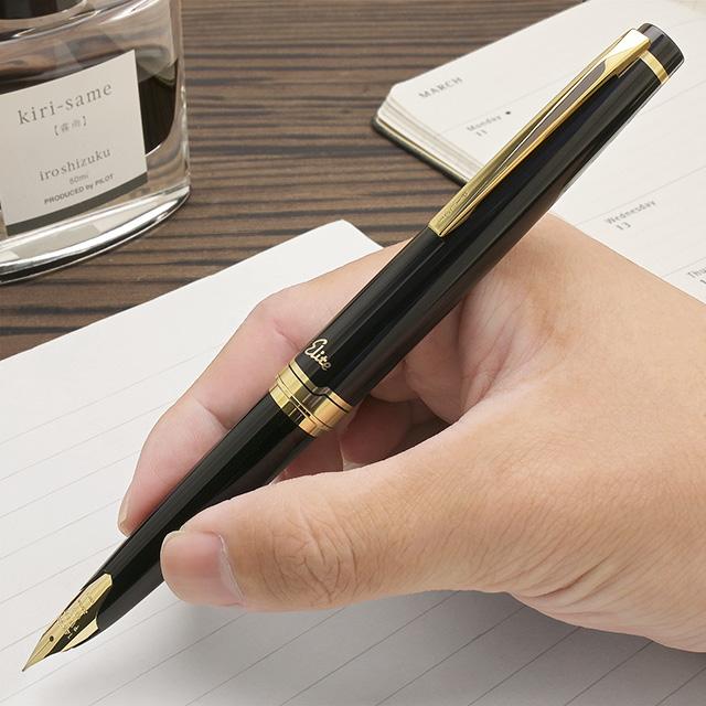 Pilot Fountain Pen Elite 95S Black Fine Nib FES-1MM-B-F with Converter