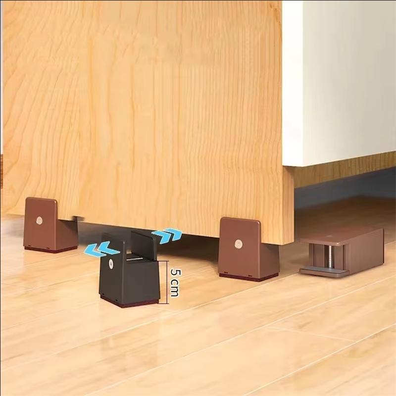 4 Pcs/lot Furniture Leg Height Lncreasing Foot Pad Sofa Leg Height Protection Pad Tea Table Dining Chair Height Increasing Prote