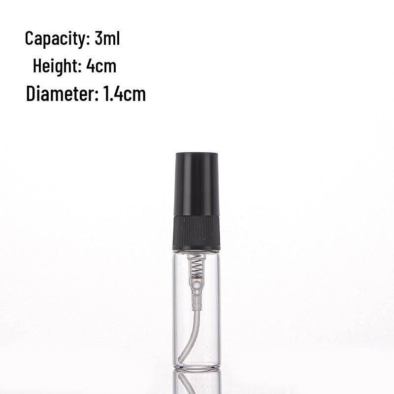 Perfume Refillable Glass Spray Bottles - 2ml, 3ml, 5ml, 10ml Flower Water Sample Sizes