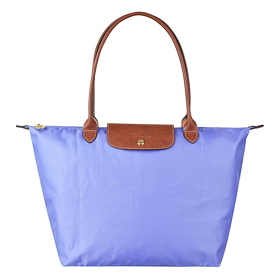 

Longchamp Le Pliage 31 Long Handle Recycled Canvas And Leather Dumpling Tote Bag Large Women tote bags Lavender 1899089B40 Basic Set (Bag)