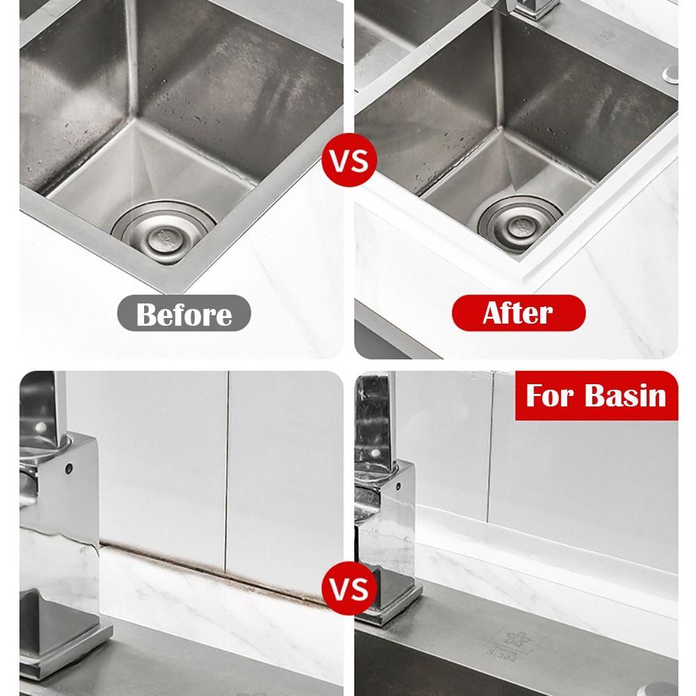 Self Adhesive Caulk Tape Mildew-proof Sealing Tape Professional Shower Tile Sealer  Household