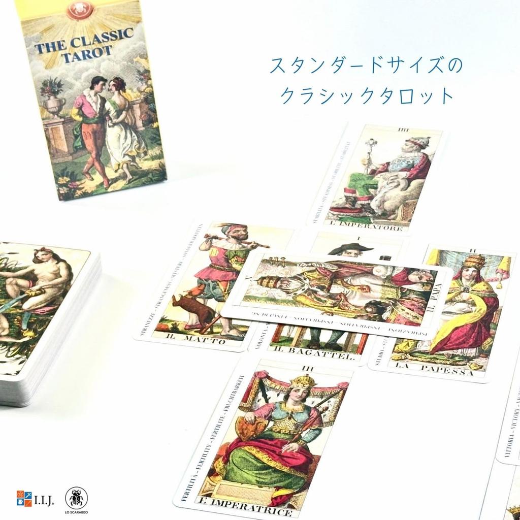 Tarot Cards 78 Pieces Tarot Fortune Telling Japanese Instruction Manual Included I.I.J [Classic Tarot] [Genuine Product]