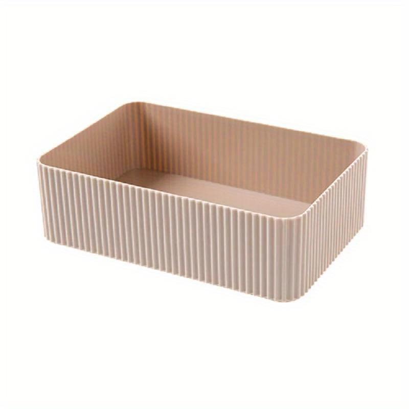 Plastic Home Office Bathroom Storage Box Grid Desktop Sundries Storage Box Makeup Organizer Cosmetic Closet Bin Case