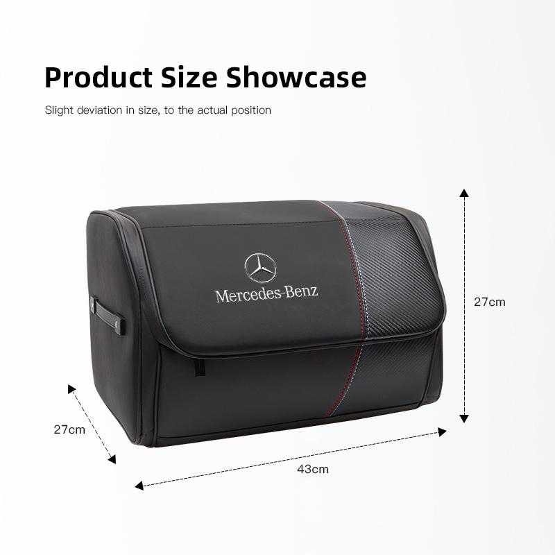 GLC GLB Car Trunk Storage Box Organizer Stowing Tidying Container Bag For Mercedes Benz AMG W204 W205 W203 W211 W212 W213 W201