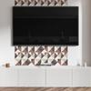 Naklejany Panel Pcv Z Motywem Idealny Do Przedpokoju 120X60 Cm Wzór Geometryczny Z Trójkątami