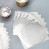 50pcs set Self Adhesive Aluminum Foil Lids Portable Aluminum Foil Sealing Stickers  For Yogurt Cups