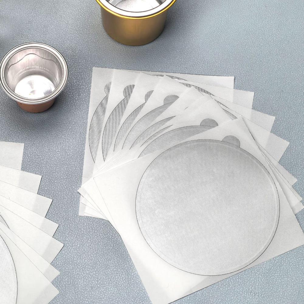 50pcs set Self Adhesive Aluminum Foil Lids Portable Aluminum Foil Sealing Stickers For Yogurt Cups