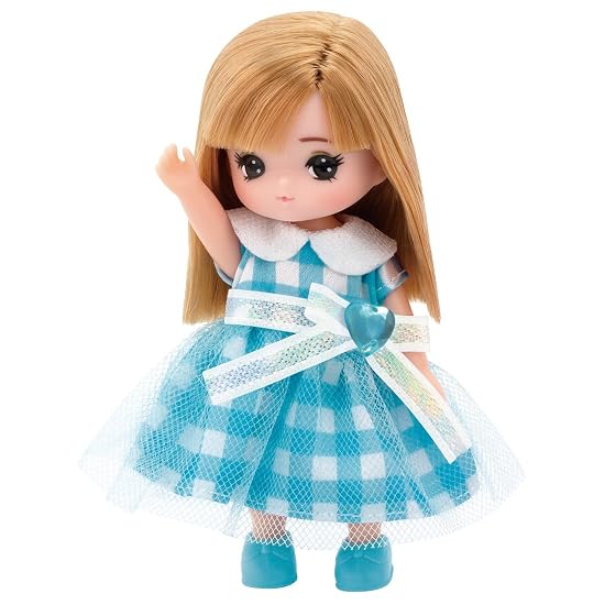 TAKARA TOMY Licca-chan Doll LD-21 Twin Sister Mischievous Miki-chan Dress-up Pretend Play Toy Ages 3
