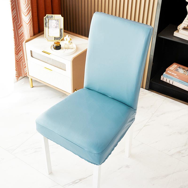 Technology Leather Waterproof and Oil-proof Chair Cover for Dining Table Seat Cover for Home Living Room Chair Cover